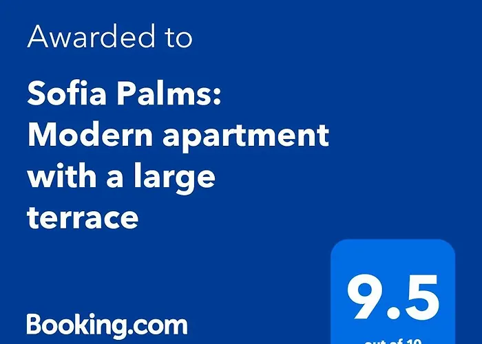 Palms: Modern With A Large Terrace * 索菲亞